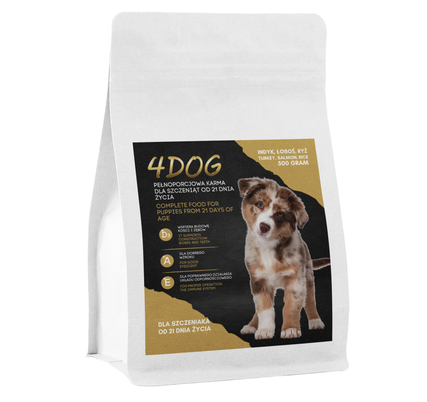 Premium klasės šuniukams nuo 21 dienos